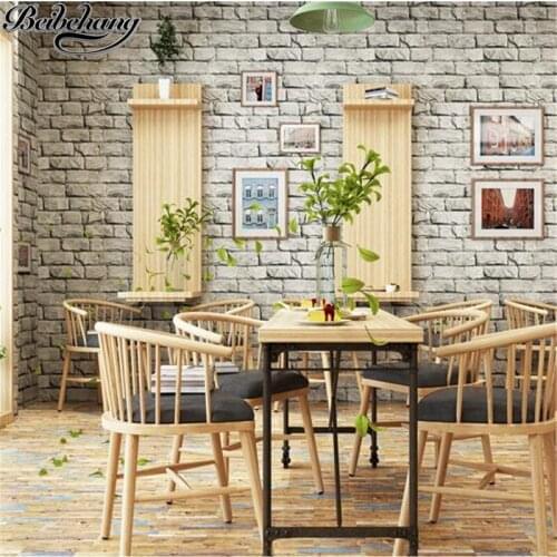Beibehang Simulation Marble Stones Wallpaper Bar Chinese Restaurant Hotel Retro Brick Brick Culture Stone Wallpaper papier peint