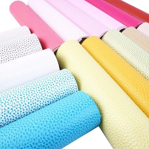 Plain Color Lychee Pattern Faux Synthetic Leather Fabric,DIY handmade materials for bag shoes phone case,1Yc5480