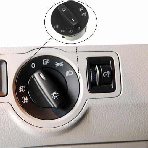 Headling Fog Lamp Switch For V-W Caddy III Touran J-etta Golf V VI 5 6 J-etta Passat B6 CC Rabbit 1K0 941 431N 431A 1K0941431N