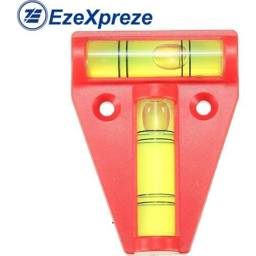 RV Orange Spirit Type Level Bubble Level Multipurpose 2 Way Spirit Level T Shape for Adjusting Angle Level Measuring Instrument