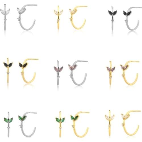 Gold Silver Color small Animal Glossy Crab Dangle Drop Earring for Women Charm hoop Earring Piercing Pendiente Animal Jewelry