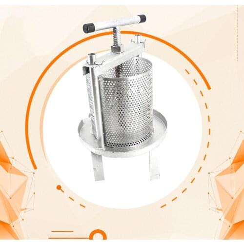 Steel Bee Wax Press Machine Beekeeping Tool Mesh Honey Press Cast Iron Wax Press Beekeeping Mesh Beeswax Presser