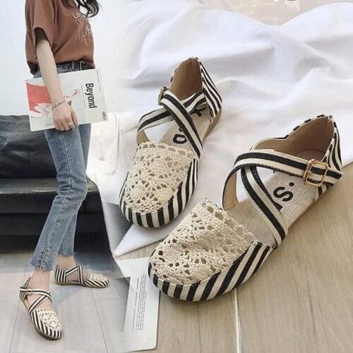 Doudou Shoes Korean Social Net Red Spring and Summer New All-match Casual Flat Soft Bottom Shallow Mouth Womens Single Shoes