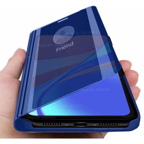 Smart Mirror Flip Cases For xiaomi redmi 9c nfc 9 c redmi9c xiomi redmy 9c nfs Stand phone Magnetic Cover coque fundas caso