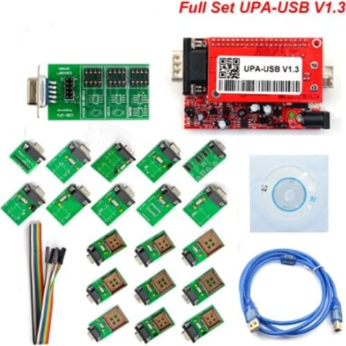 UPA Usb V1.3 V2014 With Full Set Adapters ECU Programmer Chip Tuning OBD OBD2 Automotivo Car Diagnostic Scanner Tool UPA-USB