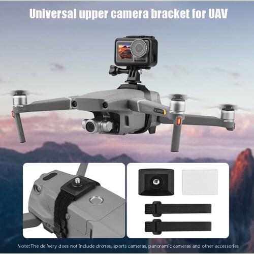 Top Extension Kit Camera Fill Light Bracket Mount Holder for Mini 2 Drones for Osmo Action/Go Pro Sports Cameras