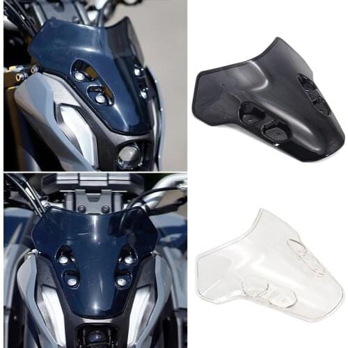For Yamaha MT07 MT-07 MT 07 2021 Motorcycle Windscreen Windshield Deflectors Wind Shield Screen Protector Parts