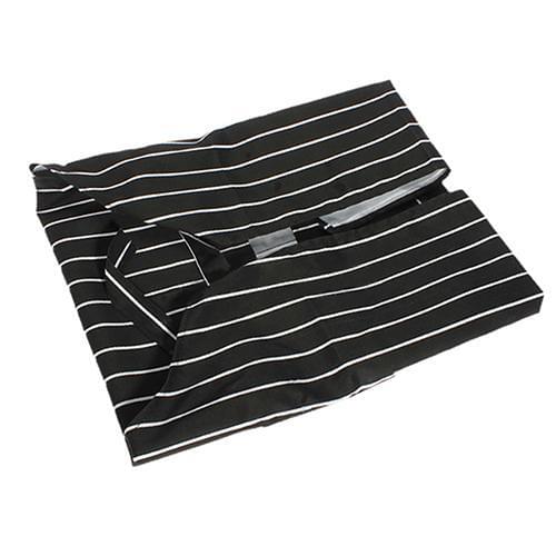 1PC Adjustable Black White Stripe Bib Apron Dress Men Women Kitchen Restaurant Chef Classic Cooking Durable Home & Garden Apron