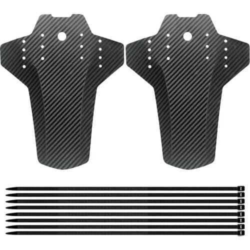 2Pcs Mountain Bike Fender, Front and Rear MTB Mud Guard, Adjustable Fenders Fits 26 Inch, 27.5 Inch, 29 Inch Size Bike
