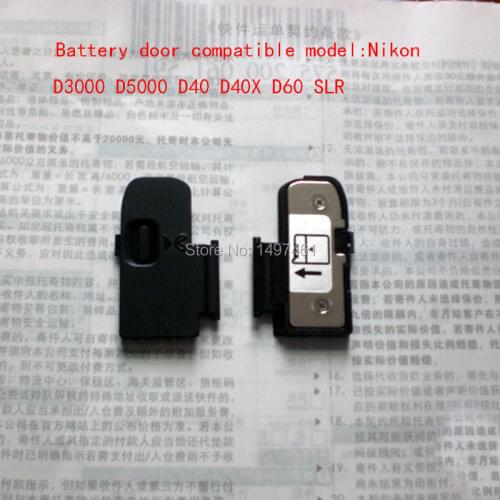 5PCS wholesale!Battery door unit/battery cover Succedaneum repair parts for Nikon D3000 D5000 D40 D40X D60 SLR