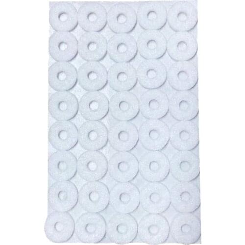 80Pcs (2 Sheets) White Ear Clip Gaskets Conductive Pads Replacement For LASTEK Headache Anxiety Insomnia CES Therapy Device GD-I