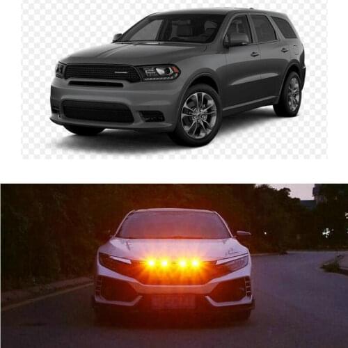 Car Accessories Grille Light Lamp For Dodge Durango Dart Charger Journey Challenger Grand Caravan Viper