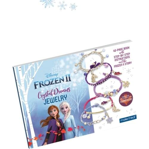 New Disney Frozen 2 Princess Series Chain Fine Bracelet Charm Bracelet Diy Beads Toys Jewelry Making Holiday Gift For Girls