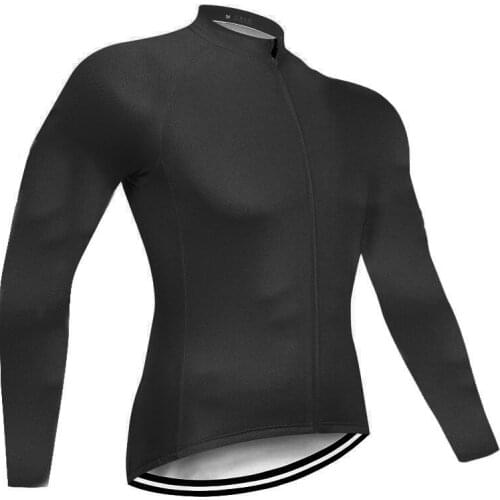 Black Long Sleeve Cycling Jersey Bicycle MTB Bike Clothing Sports Shirt Motocross Mountain Road Ride Cycle Top Downhill Jacket