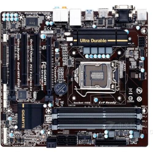 For Gigabyte GA-Z87M-D3H Original Used Motherboard Z87M-D3H Z87 Socket LGA 1150 DDR3 USB3.0 SATA3.0