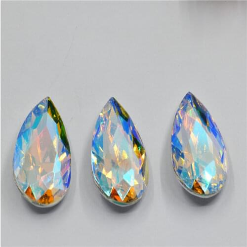 Deep Paradise Shine glass crystals beads for jewelry diy decorative stones Rivoli Teardrop Navette strass stones