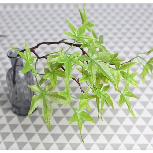 Simulation Maple Leaf Bonsai Flower Arrangement Maple Branch Home Garden Party Hotel Decoration Flower Green Plants