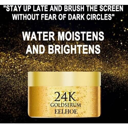 Eye Cream 24K Gold Collagen Serum Moisturizing Anti-Wrinkle Anti-Age Remove Dark Circles Against Puffiness And Bags Eye Mask 30g