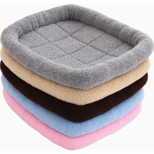 Pet Cat Dog Bed Warm Cozy Dog House Soft Fleece Nest Dog Baskets House For Small/Medium Dogs Cat Mat Winter Kennel Cama Perro