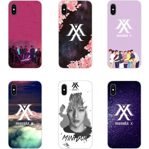 KPOP Boy Group Monsta X For Samsung Galaxy J1 J2 J3 J4 J5 J6 J7 J8 Plus 2018 Prime 2015 2016 2017 Accessories Phone Cases Covers