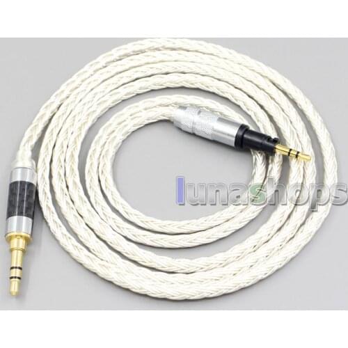 LN007209 16 Core OCC Silver Plated Headphone Earphone Cable For Sennheiser Momentum 1.0 2.0 On-Ear Headphone Headset