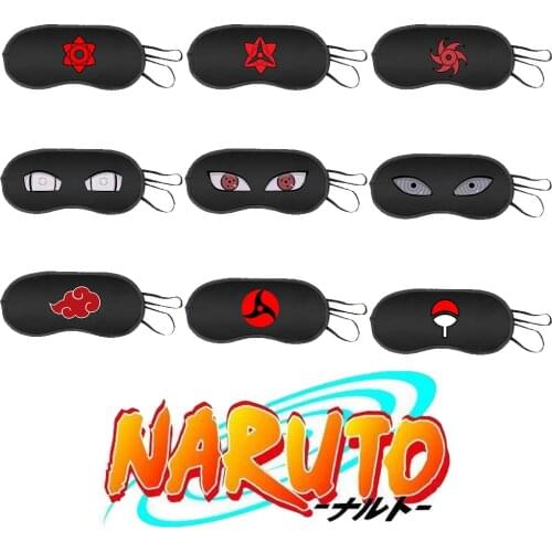 NARUTO Peripheral Eye Mask Breathable Shading Sleep Cute Cartoon Eye Mask for Men and Women Christmas Childrens Day Gift