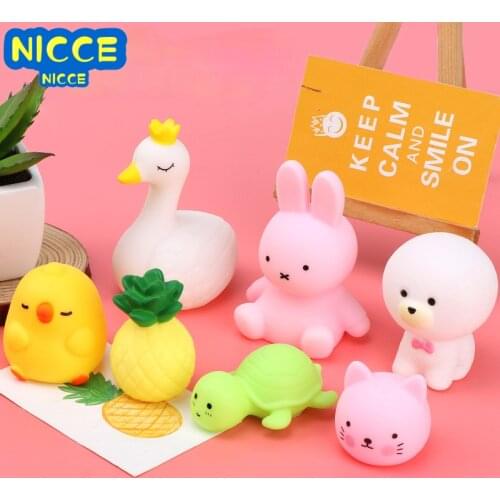 Nicce MiNi Squeal Rubber Pig Pet Squishy Cute Pinch Music Pinch Stressl Decompression Vent Squeal Rubber Squeeze Soft Toys