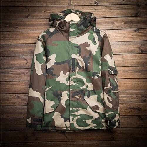 Casual Camouflage Mens Winter Jacket Thick Warm Male Coat Camo Hooded Cotton Windproof Parka Military Mens Overcoat