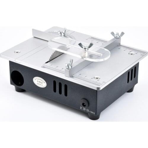 Mini Table Saw Electric Desktop Saws Small Household DIY Cutting Tool Woodworking Lathe Machine PCB Cutting Sawblade