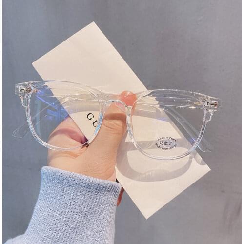 Myopia Glasses Transparent Finished Men Women Black Eyeglasses Prescription Shortsighted Eyewear -1.0-1.5-2.0-2.5-3.0 To-6.0