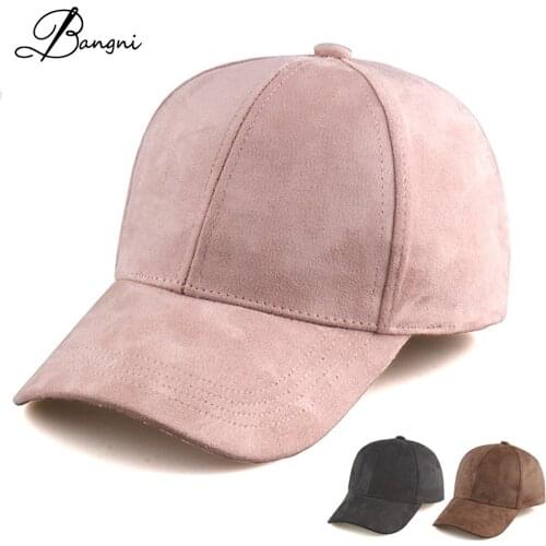Wholesale Suede Snapback Baseball Cap Men&Women New Gorras Outdoor Dad Hat Golf Cap Winter Autumn Hip Hop Casquette Bone Cap