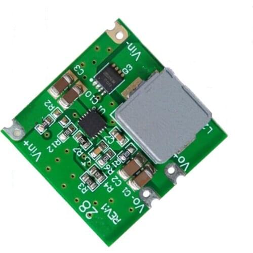 Taidacent DC Step Down Buck Converter Voltage Regulator PCB 24V to 3.3V 5V 9V 12V 15V 4A Synchronous Rectifier Current