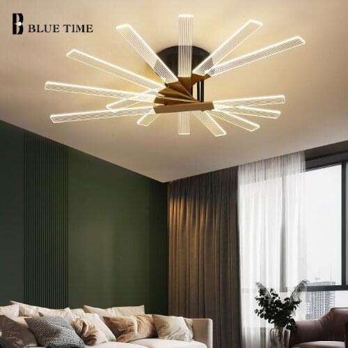 Ceiling Mounted Led Ceiling Light 110V 220V Modern Home Chandelier Ceiling Lamp for Living room Bedroom Dining room Kitchen Lamp