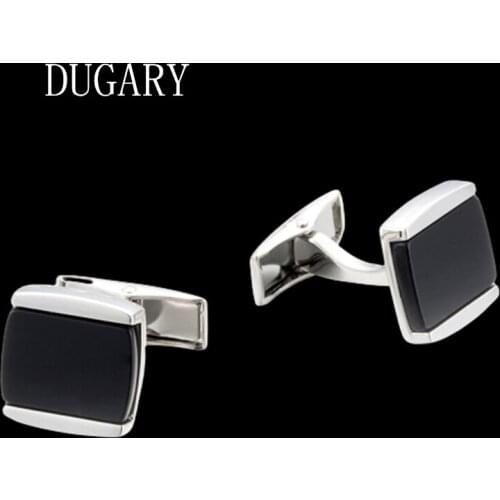 DUGARY Luxury shirt cufflinks for mens Brand cuff buttons cuff links gemelos High Quality wedding Square abotoaduras Jewelry
