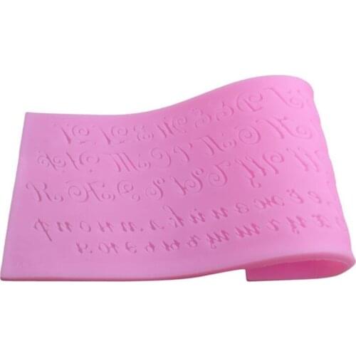Silicone Fondant Baking Mold DIY Cake Decorating Tools Russian Alphabet Letter Clay Resin Sugar Candy Cake Mold