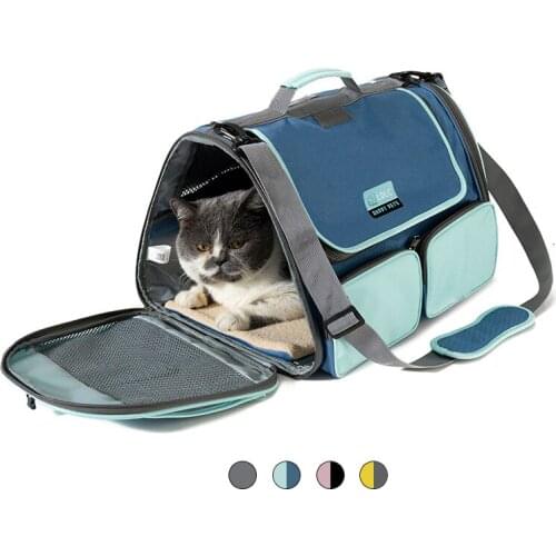 Pet Carrier Bags Breathable Outdoor Travel Dog Bag Portable Handbag For Dogs Cats Soft-sided Cat Backpack Carriers Pet Supplies
