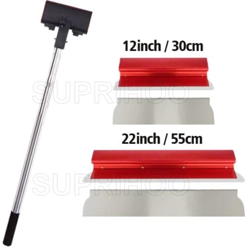 SUPRIHOO New Skimming Blade Aluminum Alloy Set Drywall Tools Skimmer Blade Kit With blades 12in and 22in and 2m Extension Rod
