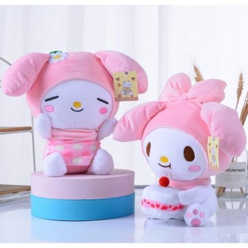 20Cm Japan Kawali Pink My Melody Soft Plush Doll Anime Soft Plush Fashion Anime Beauty Fluffy Doll Girls Kids Toys