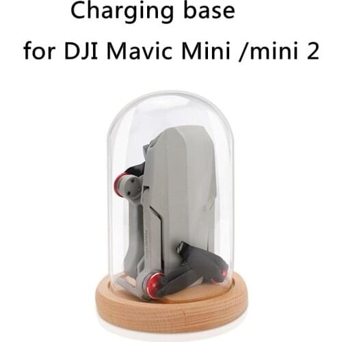 Mavic Mini Charger Charging Base + Glass Cover with Magnetic Micro USB Cable For DJI Mavic Mini /mavic Mini 2 Drone Accessories