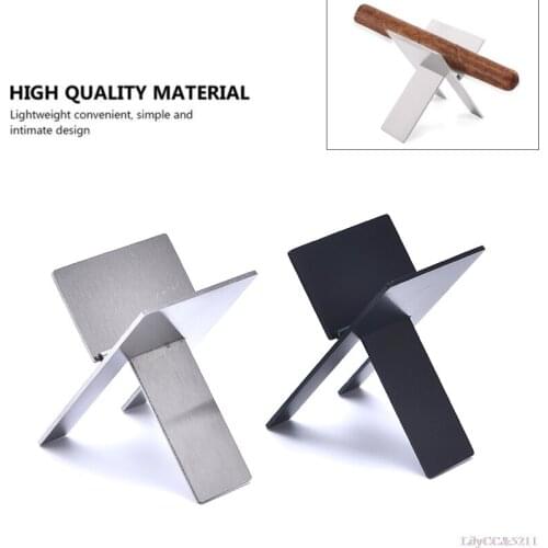 1PC Stainless Steel Metal Cigar Holder Portable Adjustable Mini Folding Cigar Holder Display Stand Men Gift