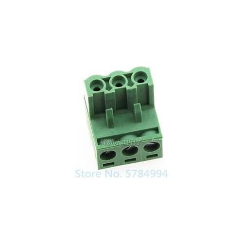 Free shipping 100PCS 2EDGK-5.08-3P KF2EDG female plug/Pitch 5.08mm connector plug-in pcb terminal 3PIN