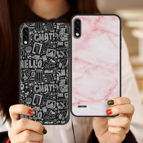 Cartoon Silicone Phone Case For LG K22 Back Cover TPU Full wrap Fashion Design Shockproof Soft Case