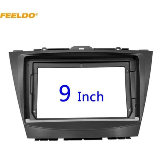 FEELDO Car Audio Radio 9" Big Screen 2DIN Fascia Frame Adapter For GAC Trumpchi GS5 CD/DVD Player Dash Fitting Panel Frame Kit