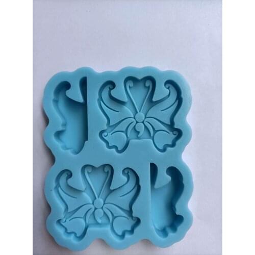 Fondant Cake Silicone Mold Flower Mold Keychain Molds Resin Mold Cake Decorating Tools Baking Accessories Chocolate Mold