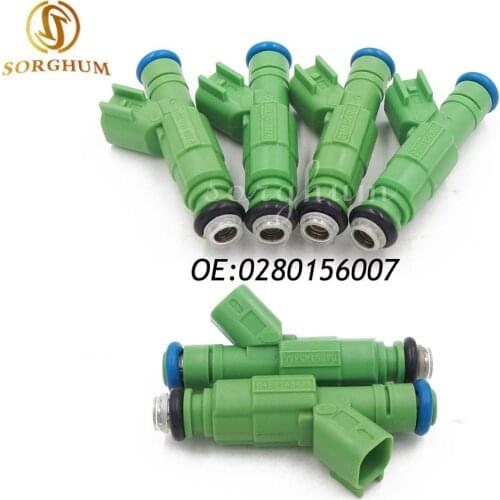 6PCS 0280156007 4861454AA Fuel injector Nozzle For Dodge Chrysler 3.3L 0 280 156 007