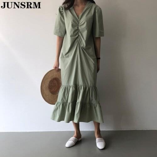 Стильные летние платья JUNSRM China At AliExpress