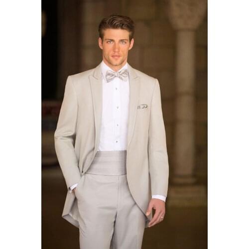 Handsome One Buttons Peak Lapel Complete Wedding Suits Tuxedo/Bridegroom Prom Party Suit Boys Suits Groom Tuxedos/best man suit