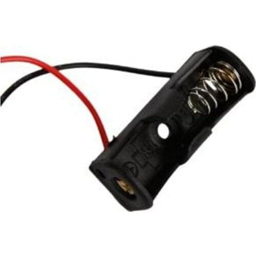 LanLan 5Pcs 23A/A23 Battery (12V) Clip Holder Box Case Black