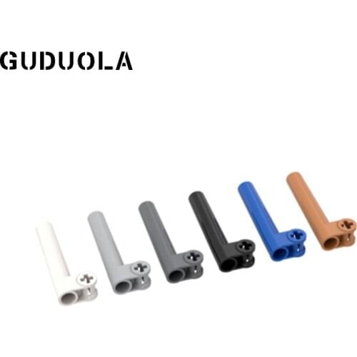 Guduola Technic Axle Joiner Perpendicular with Extension 53586 Special Bricks MOC Building Block Small Particle Parts 20pcs/LOT