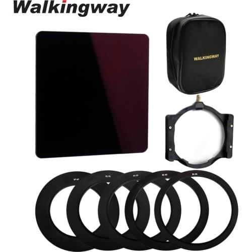 Walkingway ND1000 Square Filter Kit 10 Stop Camera Filter Neutral Density Filter Optical Glass Multi Coated with Holder Adapter